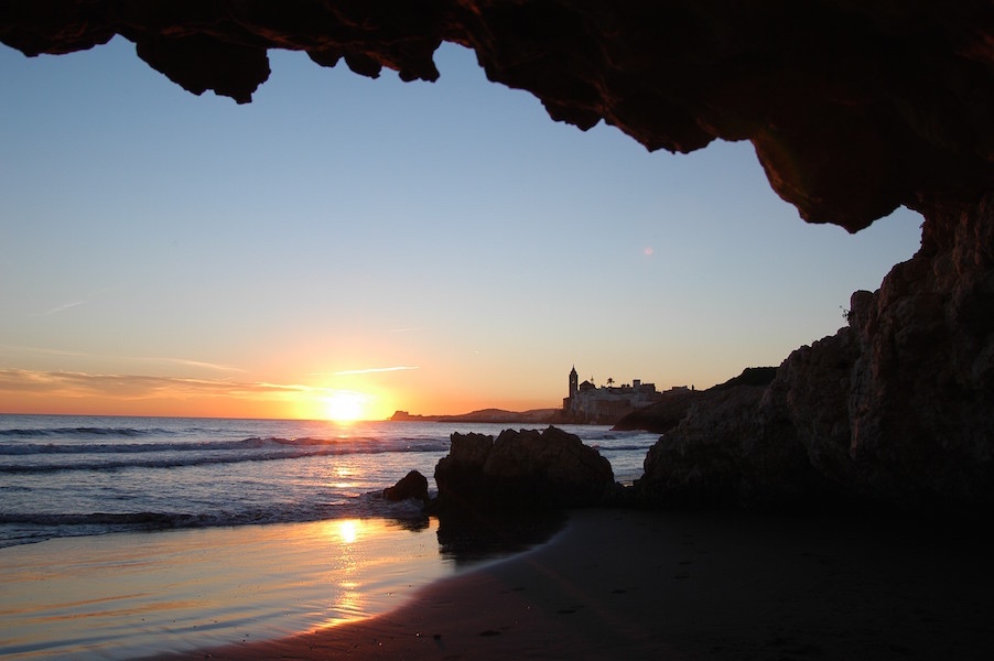 Sitges sunset.